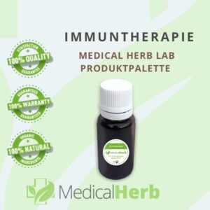 Immunsystem stärken: entzündungshemmende Immuntherapie, Immuntherapie: Behandlung gegen Bluthochdruck, Immuntherapie erhöht die Energie, gegen Müdigkeit. Medical Herb Lab