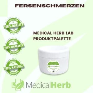 Fersenschmerzen: Hilfe gegen Schmerzen – Kräutersalbe, Kräutersalbe gegen Schmerzen-Hausmittel, Lösung für das lang anhaltende Problem der schmerzenSchmerzlinderung mit Salbe Medical Herb Lab